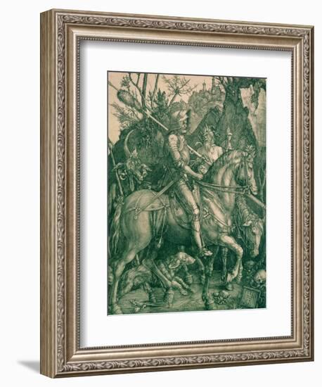 Knight, Death and the Devil, 1513-Albrecht Dürer-Framed Giclee Print