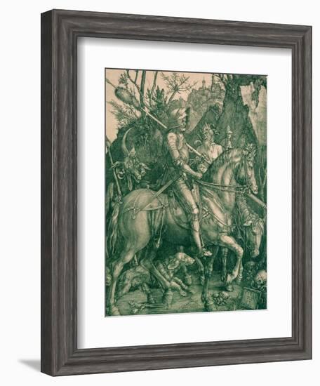 Knight, Death and the Devil, 1513-Albrecht Dürer-Framed Giclee Print