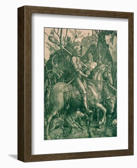 Knight, Death and the Devil, 1513-Albrecht Dürer-Framed Giclee Print