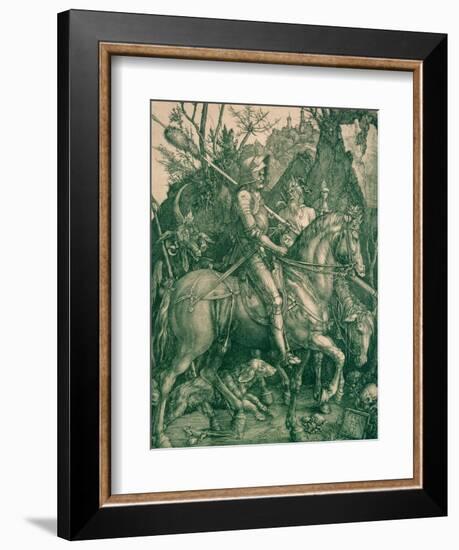 Knight, Death and the Devil, 1513-Albrecht Dürer-Framed Giclee Print