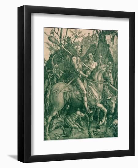 Knight, Death and the Devil, 1513-Albrecht Dürer-Framed Giclee Print