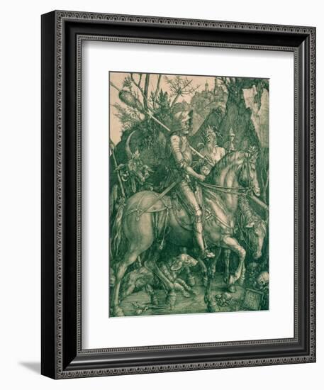 Knight, Death and the Devil, 1513-Albrecht Dürer-Framed Giclee Print