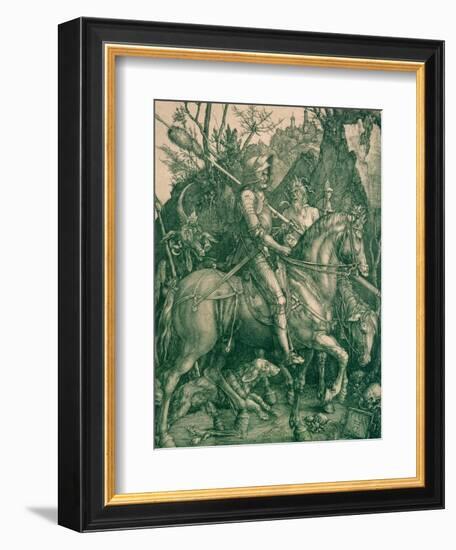 Knight, Death and the Devil, 1513-Albrecht Dürer-Framed Giclee Print