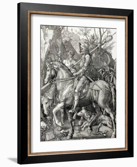 Knight, Death, and the Devil-Albrecht Dürer-Framed Premium Giclee Print