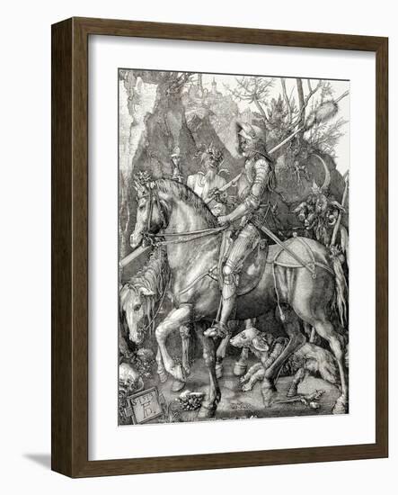 Knight, Death, and the Devil-Albrecht Dürer-Framed Art Print