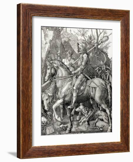 Knight, Death, and the Devil-Albrecht Dürer-Framed Art Print