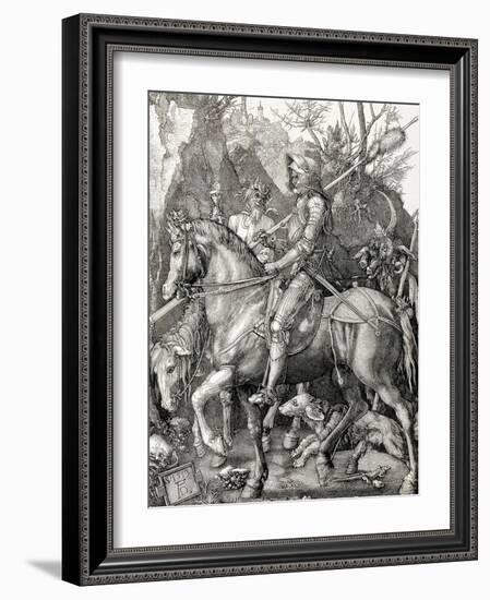 Knight, Death, and the Devil-Albrecht Dürer-Framed Art Print