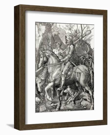 Knight, Death, and the Devil-Albrecht Dürer-Framed Premium Giclee Print