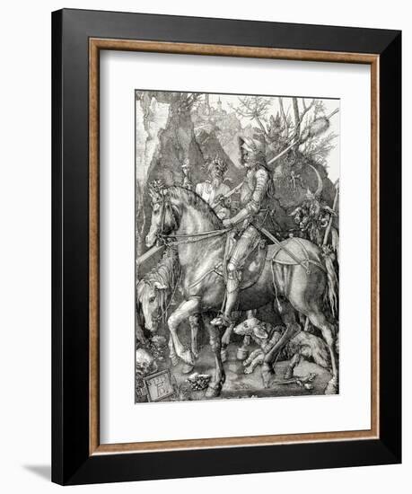 Knight, Death, and the Devil-Albrecht Dürer-Framed Premium Giclee Print