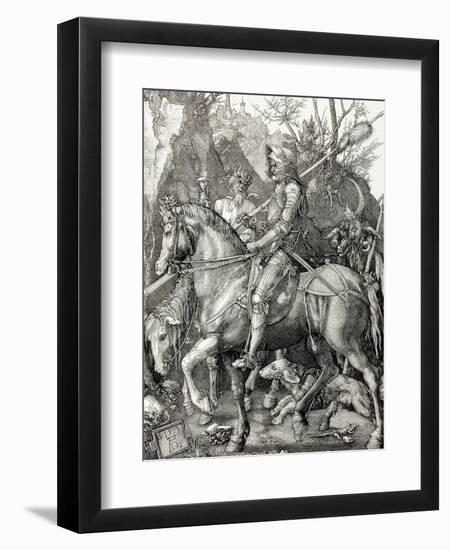 Knight, Death, and the Devil-Albrecht Dürer-Framed Premium Giclee Print