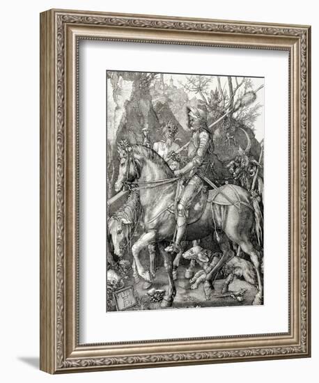 Knight, Death, and the Devil-Albrecht Dürer-Framed Art Print