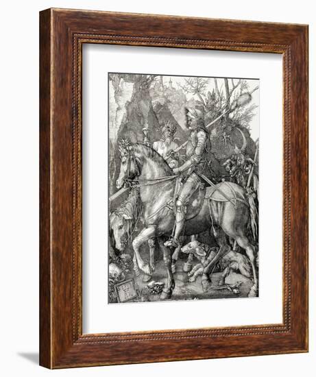 Knight, Death, and the Devil-Albrecht Dürer-Framed Art Print