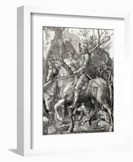 Knight, Death, and the Devil-Albrecht Dürer-Framed Art Print