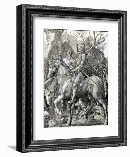 Knight, Death, and the Devil-Albrecht Dürer-Framed Art Print