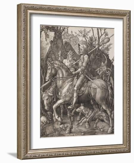 Knight, Death and the Devil-Albrecht Dürer-Framed Giclee Print