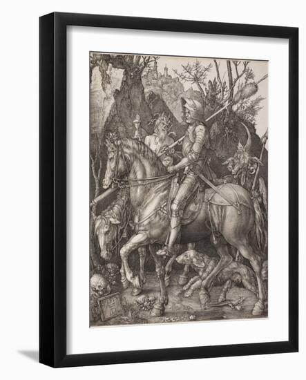 Knight, Death and the Devil-Albrecht Dürer-Framed Giclee Print