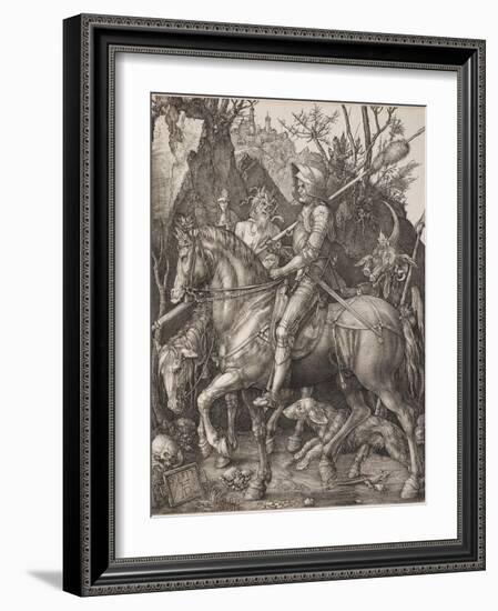 Knight, Death and the Devil-Albrecht Dürer-Framed Giclee Print