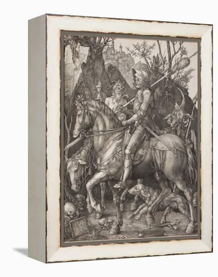 Knight, Death and the Devil-Albrecht Dürer-Framed Premier Image Canvas
