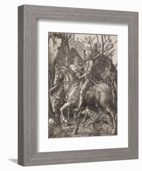 Knight, Death and the Devil-Albrecht Dürer-Framed Giclee Print