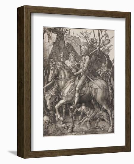 Knight, Death and the Devil-Albrecht Dürer-Framed Giclee Print