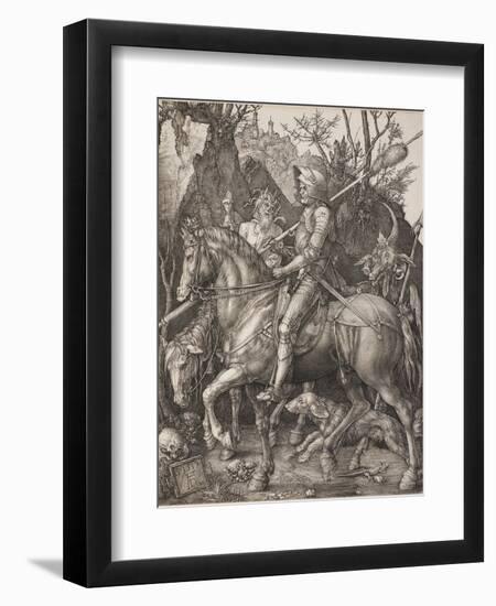 Knight, Death and the Devil-Albrecht Dürer-Framed Giclee Print