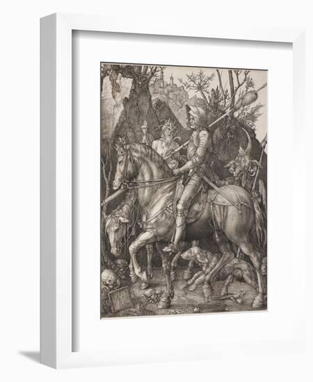 Knight, Death and the Devil-Albrecht Dürer-Framed Giclee Print