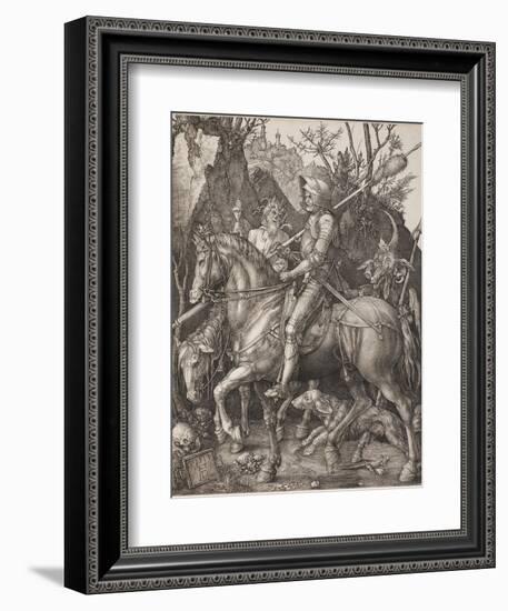 Knight, Death and the Devil-Albrecht Dürer-Framed Giclee Print