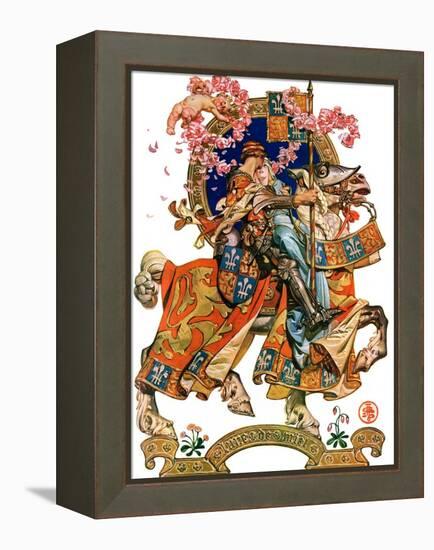 "Knight in Shining Armor,"July 17, 1926-Joseph Christian Leyendecker-Framed Premier Image Canvas