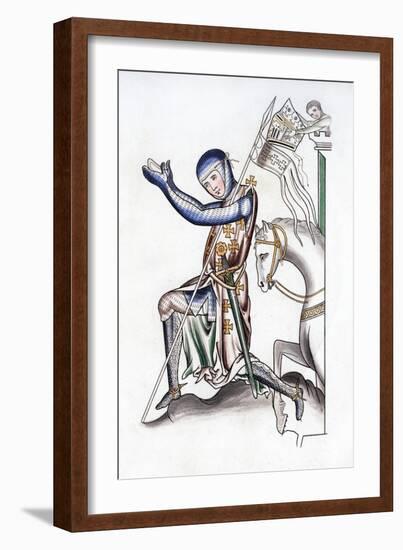 Knight, Late 12th Century-Henry Shaw-Framed Giclee Print