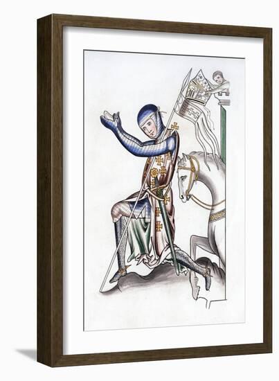 Knight, Late 12th Century-Henry Shaw-Framed Giclee Print