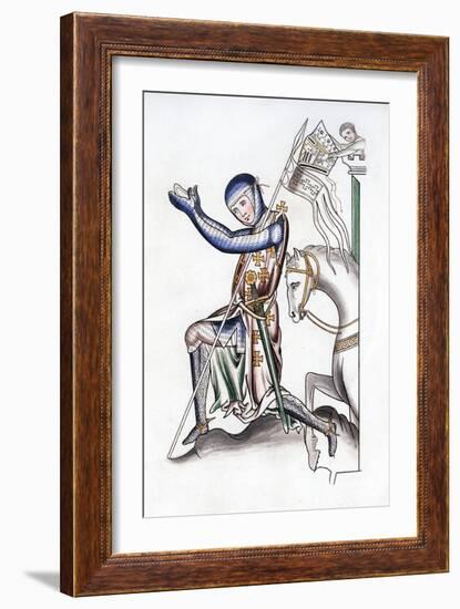 Knight, Late 12th Century-Henry Shaw-Framed Giclee Print