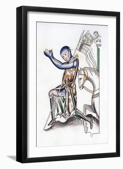 Knight, Late 12th Century-Henry Shaw-Framed Giclee Print