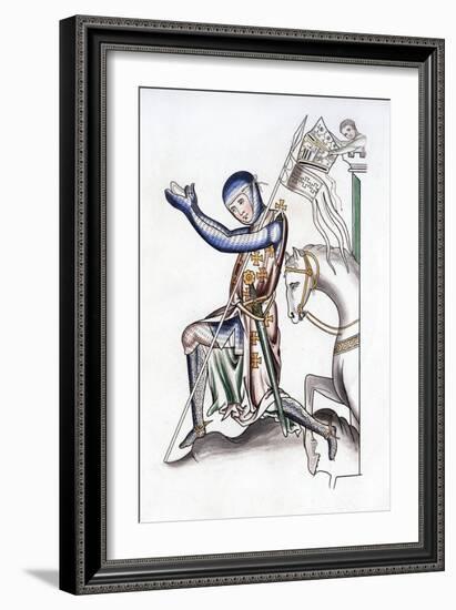 Knight, Late 12th Century-Henry Shaw-Framed Giclee Print