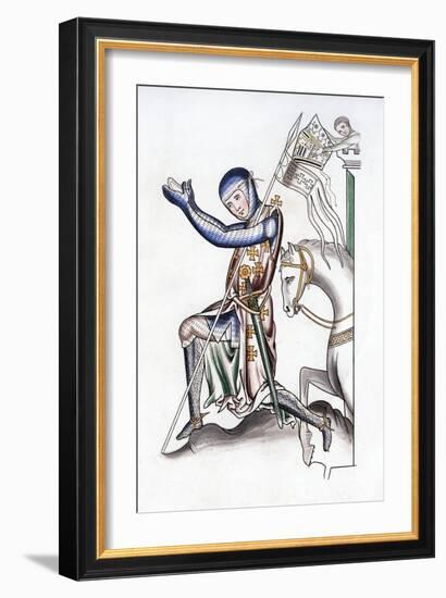 Knight, Late 12th Century-Henry Shaw-Framed Giclee Print