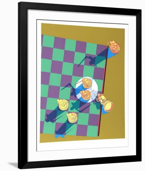 Knight Moves-Rita Simon-Framed Serigraph