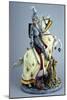 Knight on White Horse, Prestige Series, Ceramic-null-Mounted Giclee Print