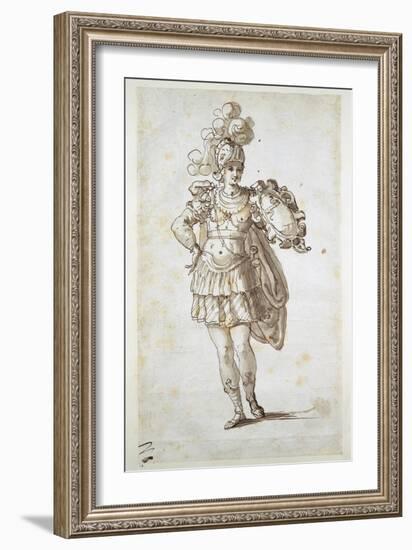 Knight or Squire Bearing a Shield-Inigo Jones-Framed Giclee Print