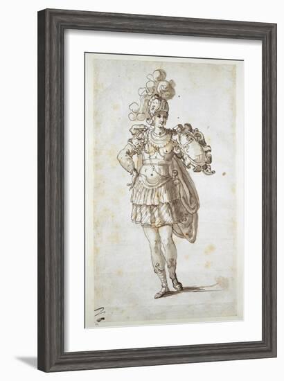 Knight or Squire Bearing a Shield-Inigo Jones-Framed Giclee Print