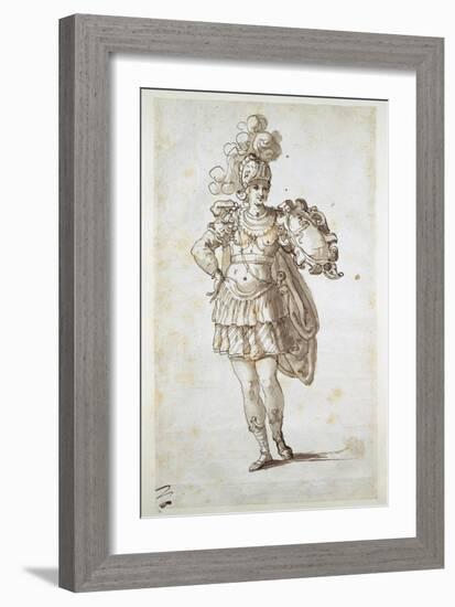 Knight or Squire Bearing a Shield-Inigo Jones-Framed Giclee Print