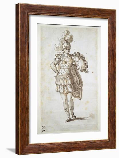 Knight or Squire Bearing a Shield-Inigo Jones-Framed Giclee Print