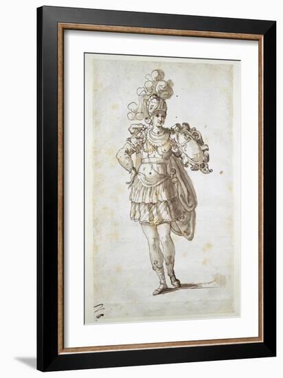 Knight or Squire Bearing a Shield-Inigo Jones-Framed Giclee Print