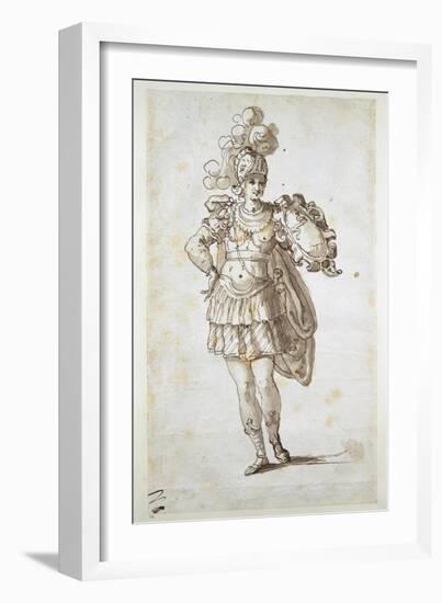 Knight or Squire Bearing a Shield-Inigo Jones-Framed Giclee Print