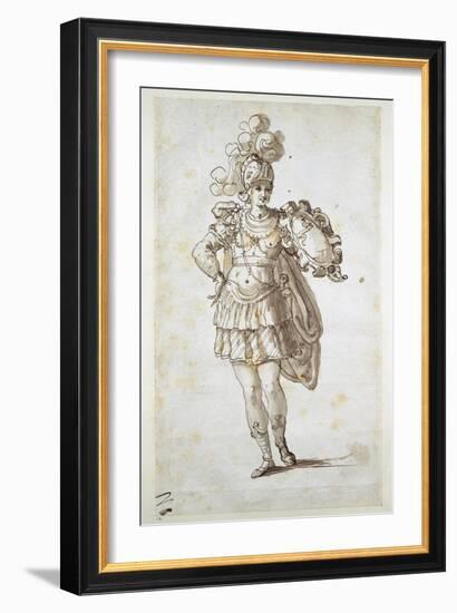 Knight or Squire Bearing a Shield-Inigo Jones-Framed Giclee Print