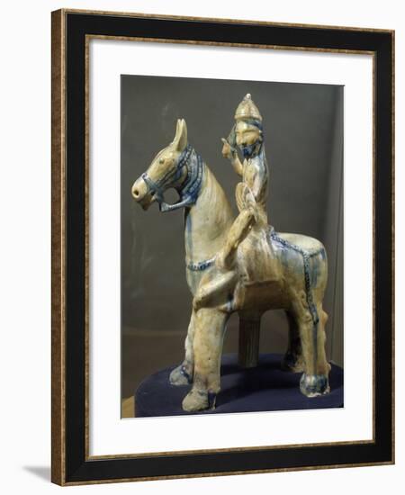 Knight, Porcelain Statue from Al-Raqqa, Syria, 9th Century-null-Framed Giclee Print