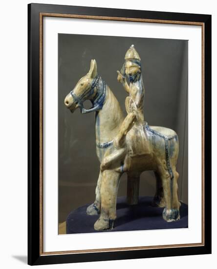 Knight, Porcelain Statue from Al-Raqqa, Syria, 9th Century-null-Framed Giclee Print