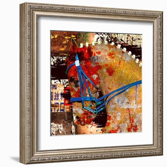 Knight Takes Queen-Jay Molando-Framed Art Print