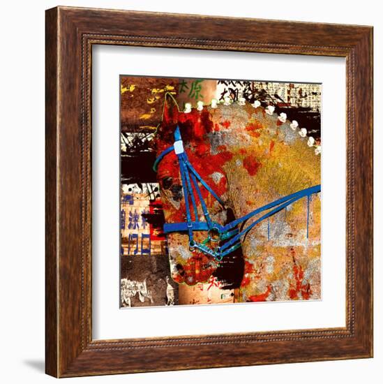 Knight Takes Queen-Jay Molando-Framed Art Print