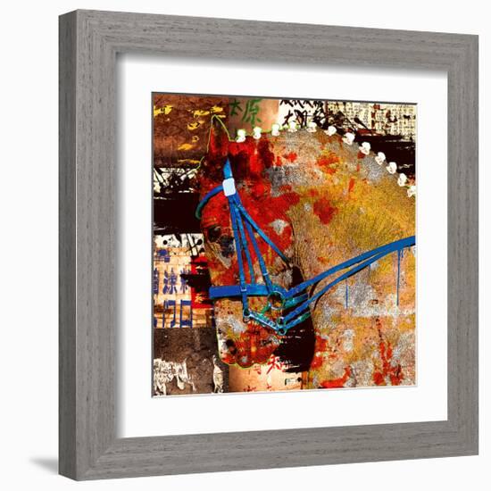 Knight Takes Queen-Jay Molando-Framed Art Print