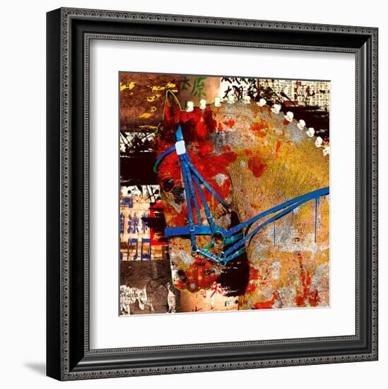 Knight Takes Queen-Jay Molando-Framed Art Print