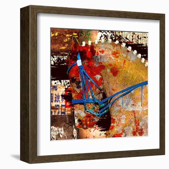 Knight Takes Queen-Jay Molando-Framed Art Print